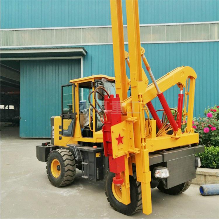 供應(yīng)馬路護(hù)欄打樁機(jī)，波形護(hù)欄鉆孔機(jī)